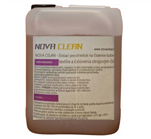 Tepovací prípravok NOVA CLEAN 10 L - na čistenie kobercov a čalúnenia